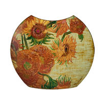 Porcelain vase Van Gogh Sunflowers