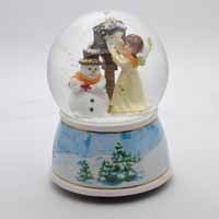 Christmas snow globe Goebel 'Christmas post'