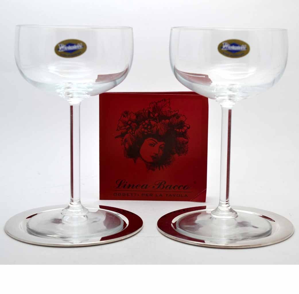 Couple christal wine glasses
