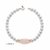 Bracelets de perles et quartz rosé