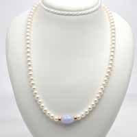 LeLune agate pearl necklace