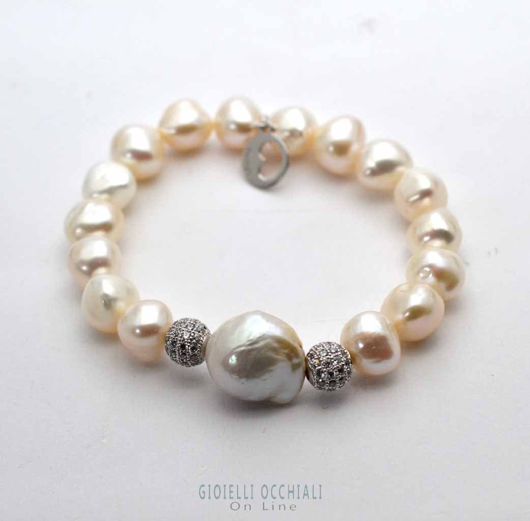 Bracelet perles baroques