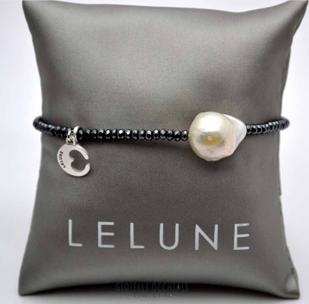 LE LUNE GLAMOUR Hematite pearl bracelets
