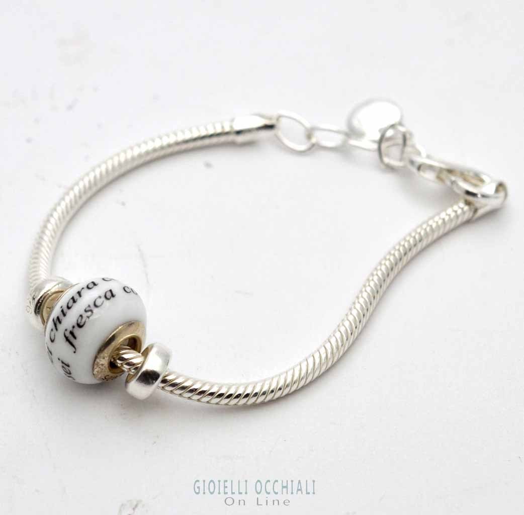 SNAKE Charmant Jewelry bracelet avec 1 beads Vasco Rossi
