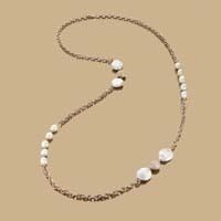 Collana lunga perle barocche