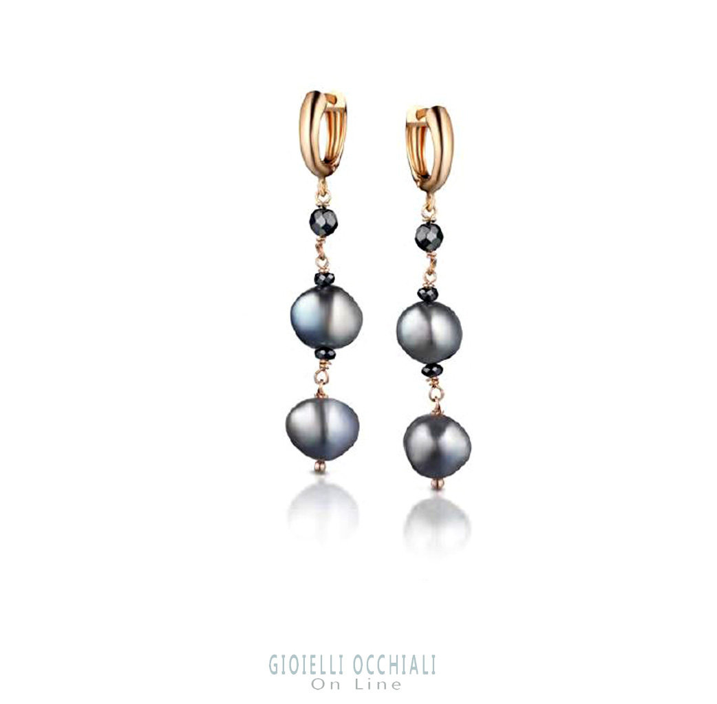 Baroque pearls earrings