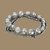 Hematite pearl bracelet