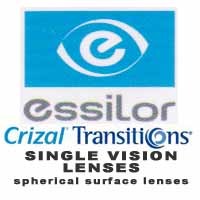 Single Vision Lenses Crizal Transitions