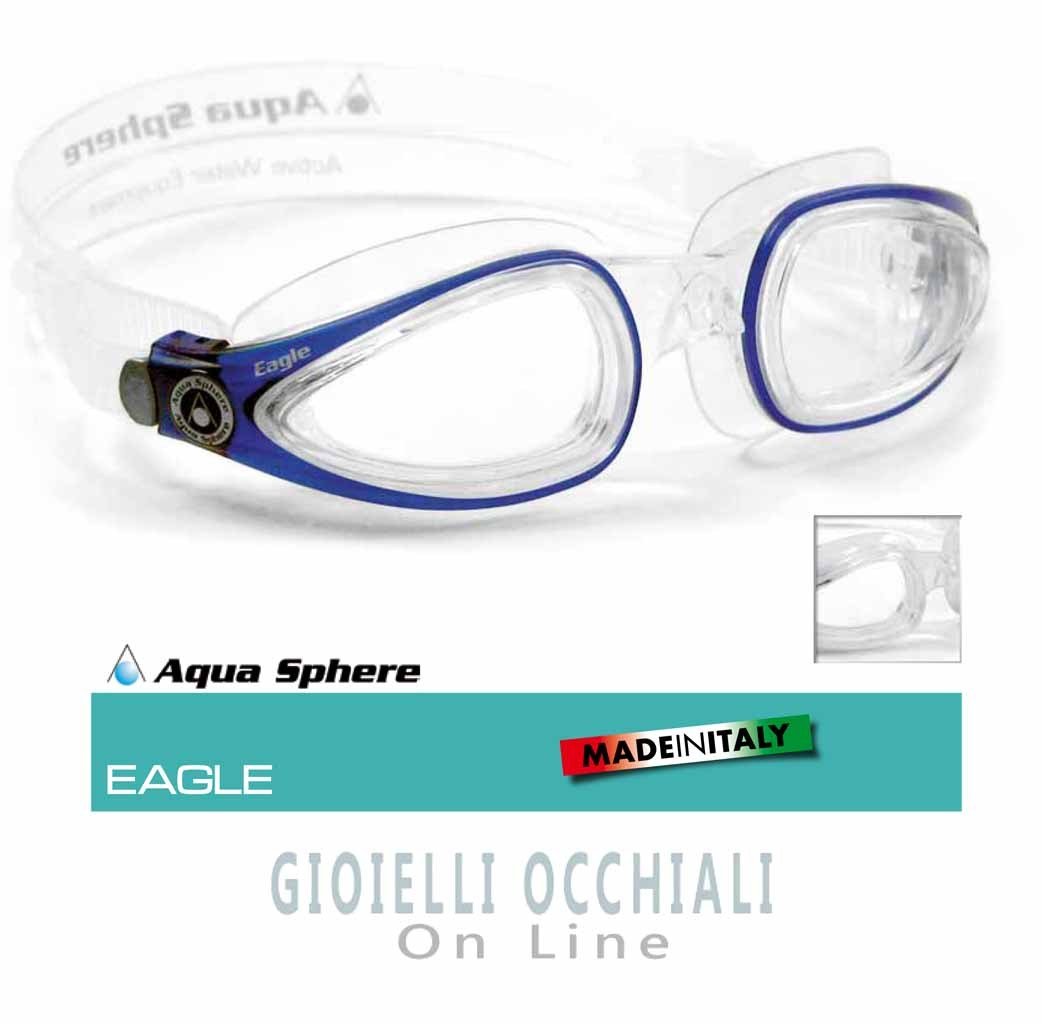 Aqua Sphere Eagle Occhialini da nuoto ottico di occhiali 