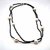 LE LUNE GLAMOUR Necklace hematite beads and pearl