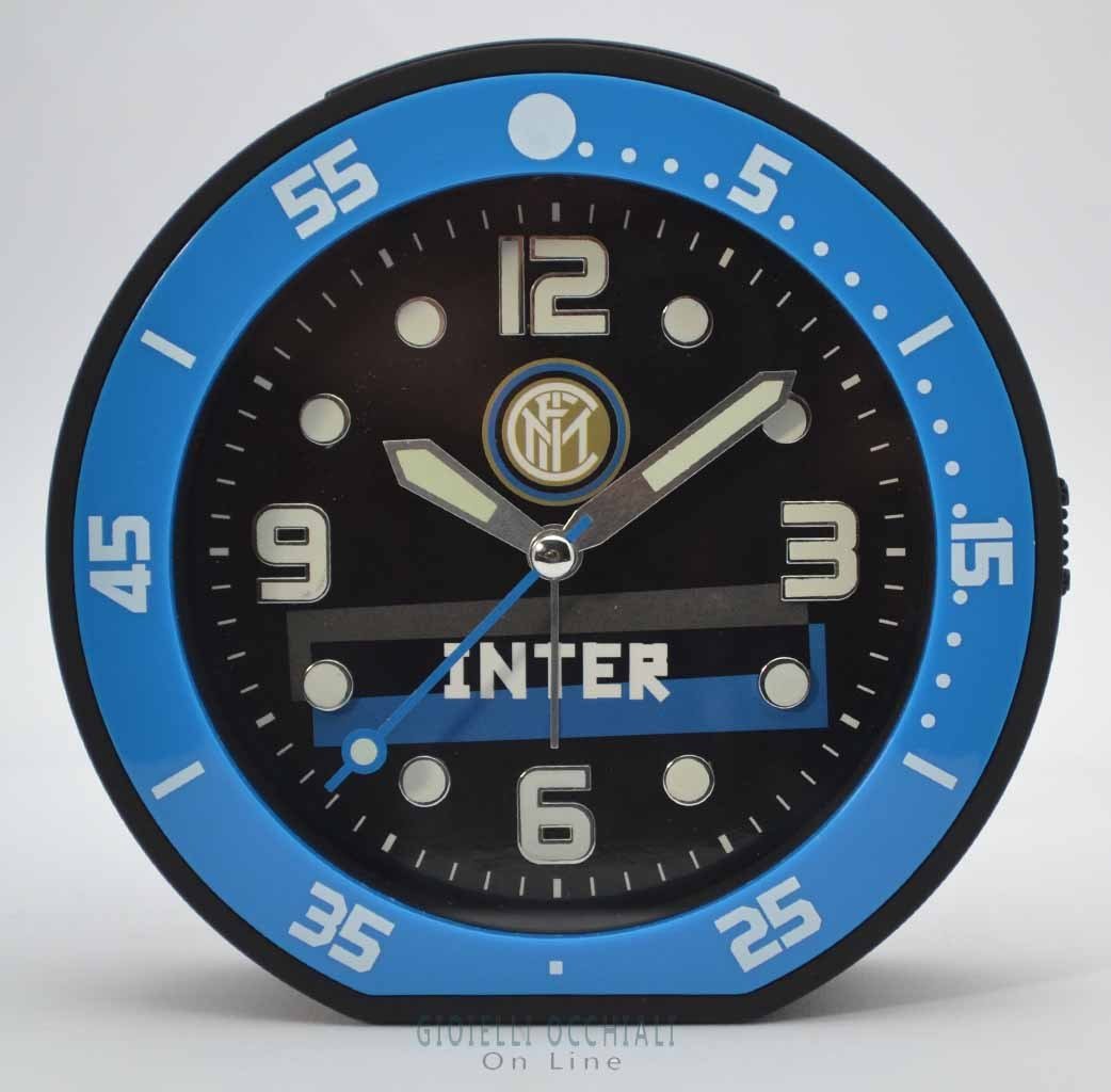 Orologio a Muro dell'Inter Calcio Blu Nero da Collezione Originale Nuovo SerieA 