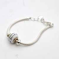 SNAKE Charmant Jewelry bracelet + 1 beads Vasco Rossi