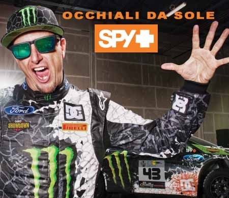 SPY SUNGLASSES Ken Block's swagger and adventurous driving style helped shape the Helm. Ken Block asked for a vintage sunglass with aggressive lines and SPY delivered.\\n\\n20/06/2013 17:25